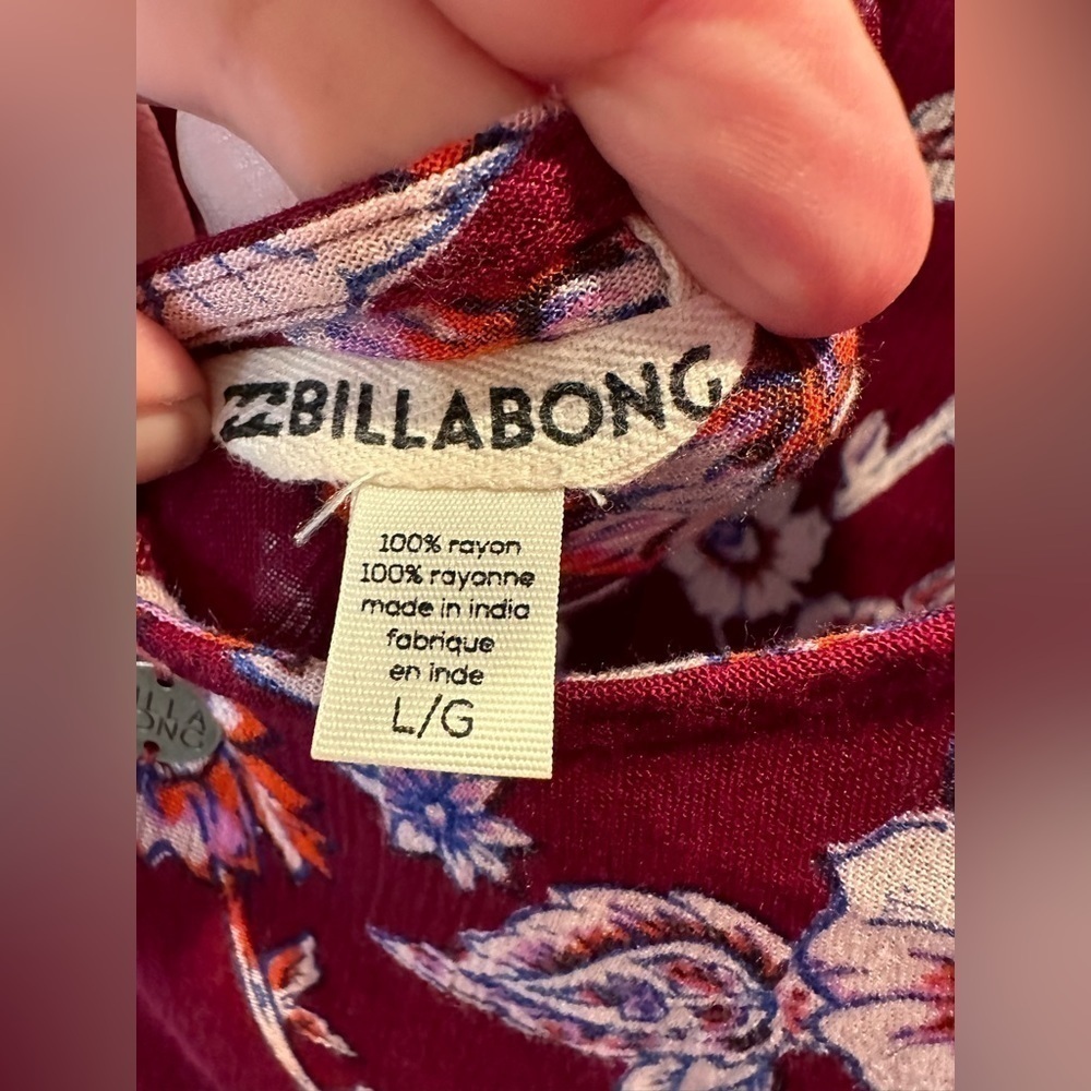 Billabong Floral Boho Mini Dress - Picture 5 of 7
